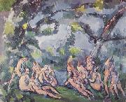 Paul Cezanne The Bathers Sweden oil painting artist
